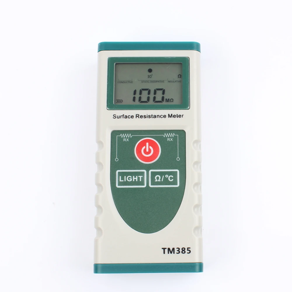 

TM385 Digital Surface resistance tester anti-static tester electrostatic measurement temperature meter