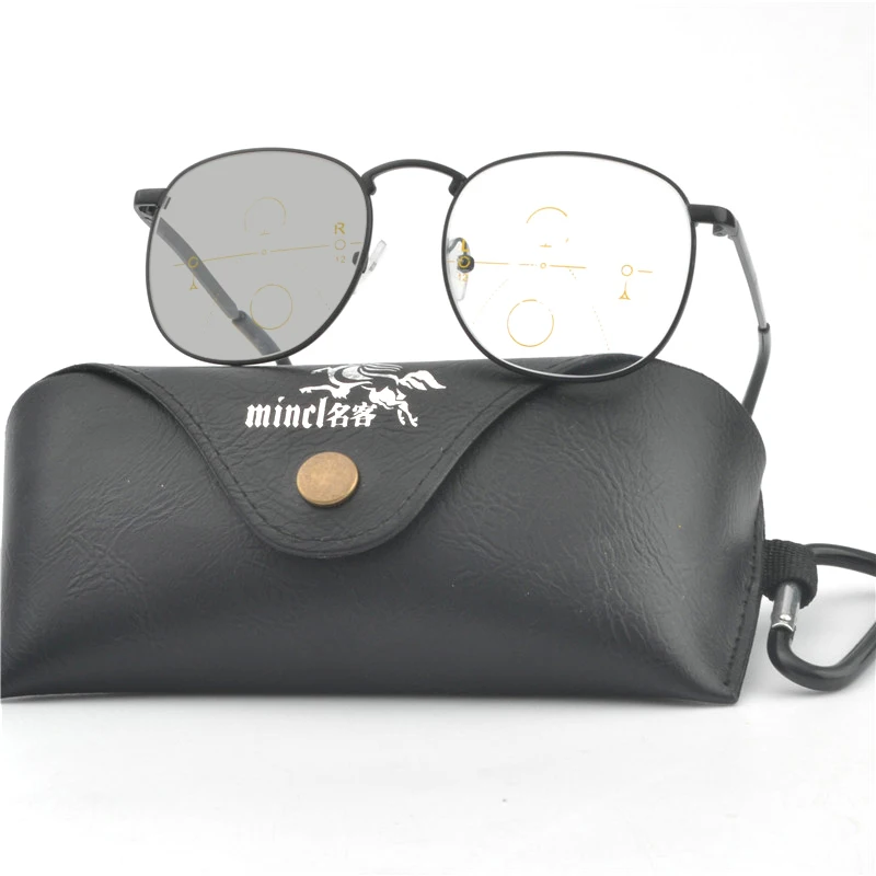 

Progressive Multifocal glasses Transition Sunglasses Photochromic Reading Glasses Men Points for Reader Near Far sight FML