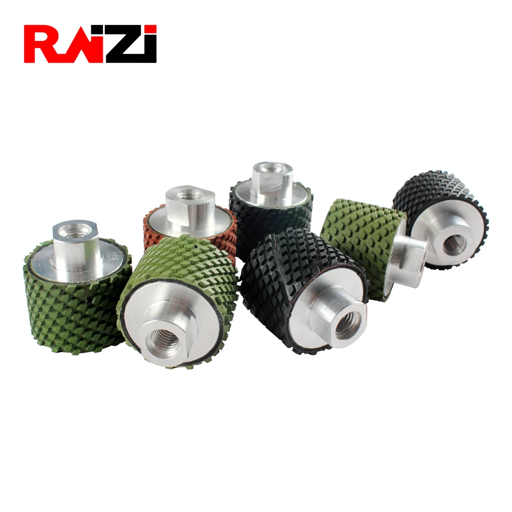 Raizi 2 Inch Resin Bond Wet Diamond Drum Grinding Wheels For Granite, Marble, Engineered Stone Grit 50-3000