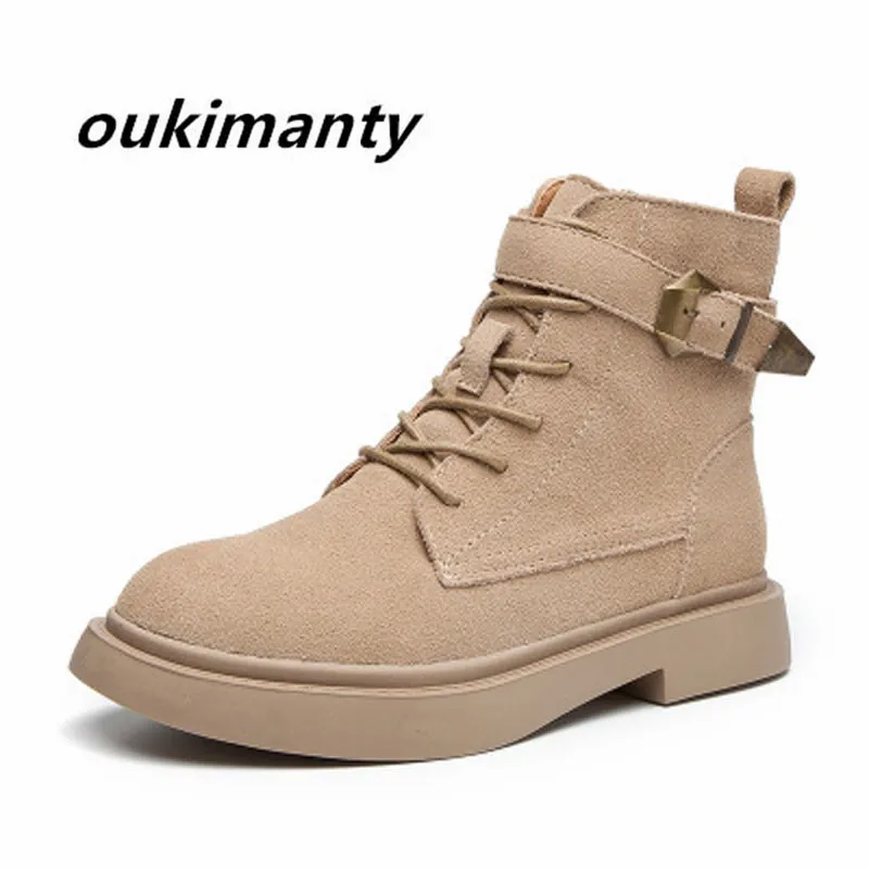 

Autumn Woman Platform Ankle Boots Women Boots Low Heels Sexy Women Shoes Motorcycle #Y0797528Q