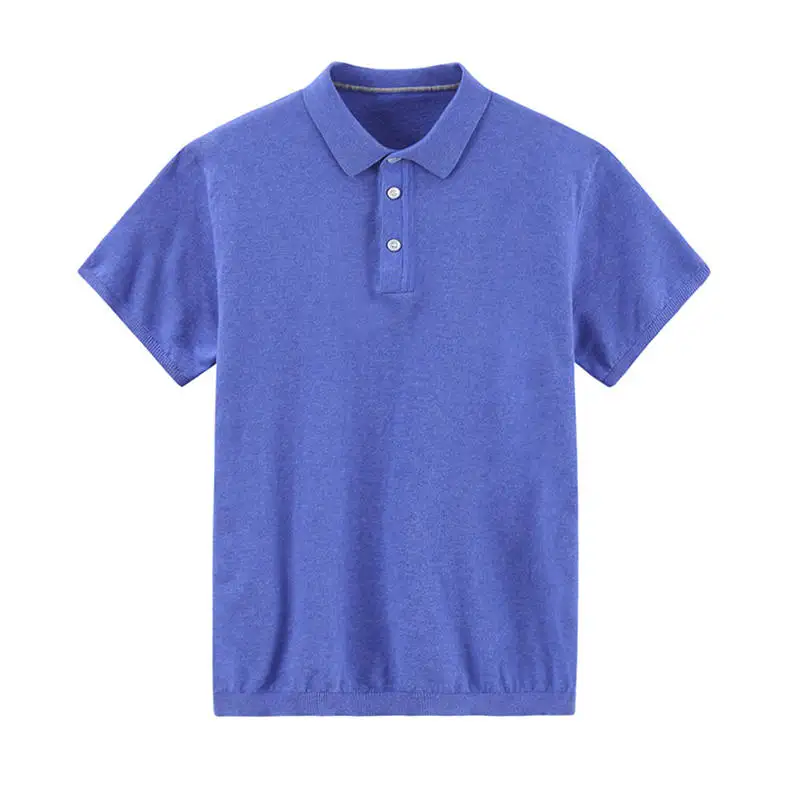 13Colors Summer Polos Men Sweater Quality Combed Cotton Knitted Short Polo Male Tees Top Pullover Large Plus Size 4XL Muls Brand 03
