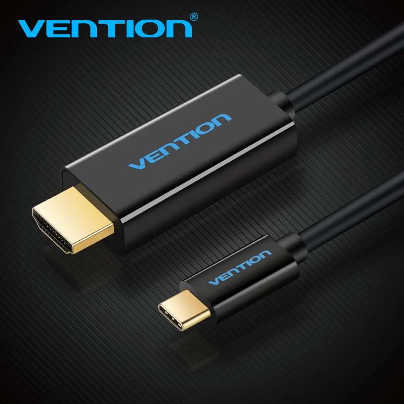 

Vention USB-c type c to hdmi 1.8m usb 3.1 type-c to hdmi male cable adapter Support 4K for Macbook Samsung S8 Lumia 950/950XL