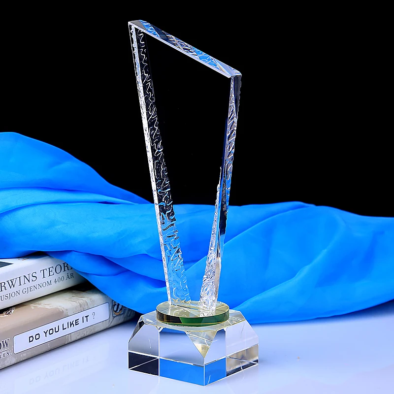  Кристалл трофей Награды для лучших сотрудников лучшей командой ежегодное Собрание компании приз Кубок лучший в году.