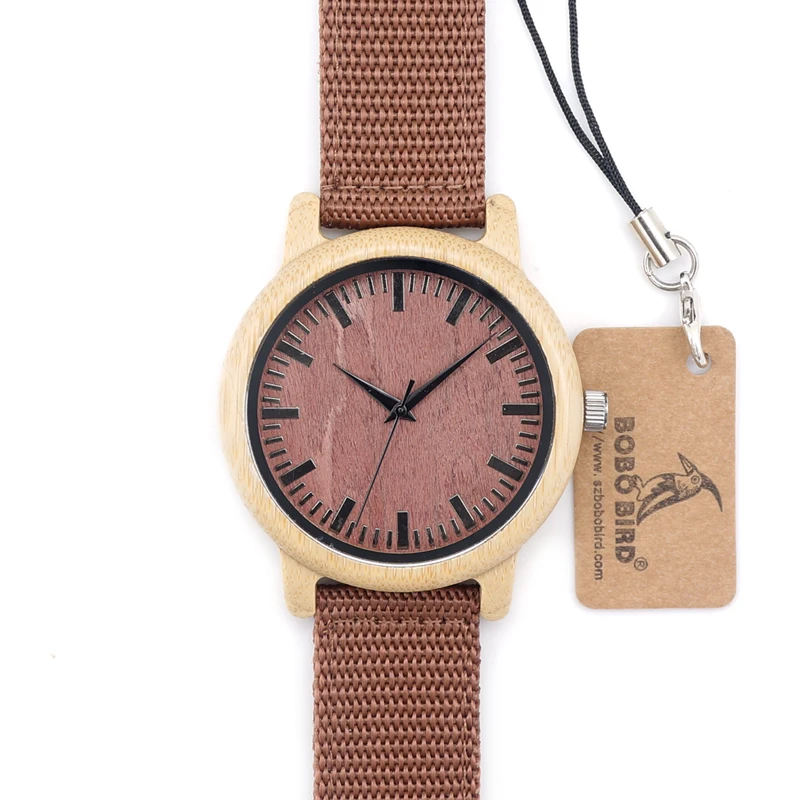 2017 BOBO BIRD Top Luxury Men Watches Bamboo Wrist Watches Quartz Watches for Men and Women relogio masculino C-D09