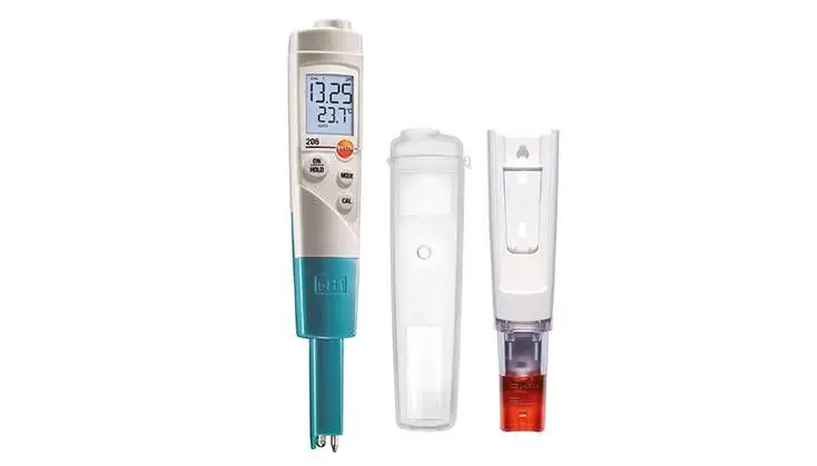Testo 206-pH1-pH/температурный измерительный прибор для жидкостей 0563 2061