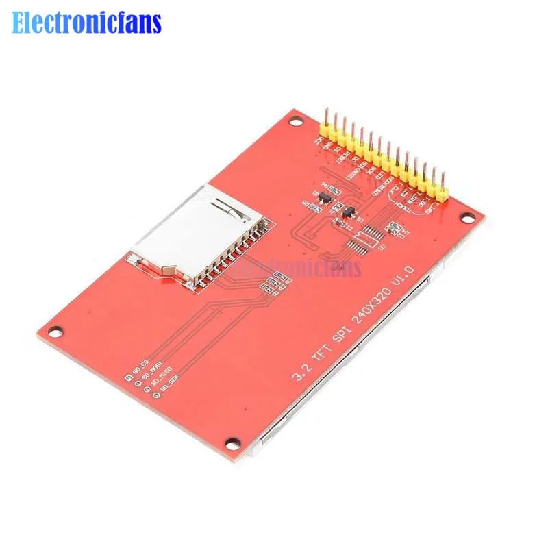 3,2 дюймов 320*240 TFT ЖК-модуль дисплей экран с сенсорной панелью Драйвер IC ILI9341 240(RGB)* 320 SPI интерфейс(9 IO) для MCU