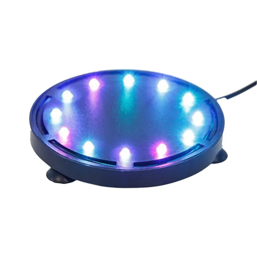 

1PCS LED Waterproof Flame-shaped Underwater Strip Light Bubble Connected To Oxygen Pump Aquarium Decoration EU Plug