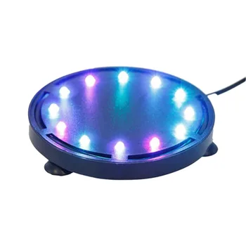 

1PCS LED Waterproof Flame-shaped Underwater Strip Light Bubble Connected To Oxygen Pump Aquarium Decoration EU Plug