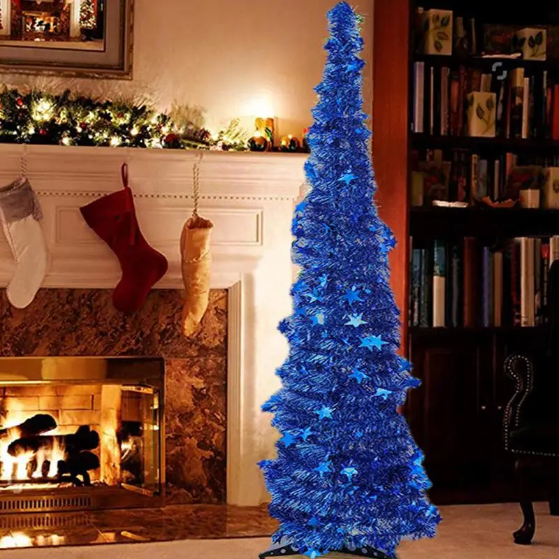 Artificial Tinsel Pop Up Christmas Tree With Stand Gorgeous Artificial Tinsel Pop up Christmas Tree with Stand Gorgeous Collapsible Artificial Christmas Tree for Christmas Decorations -in Trees from Home & Garden on ... - Artificial Tinsel Pop Up Christmas Tree With Stand Gorgeous