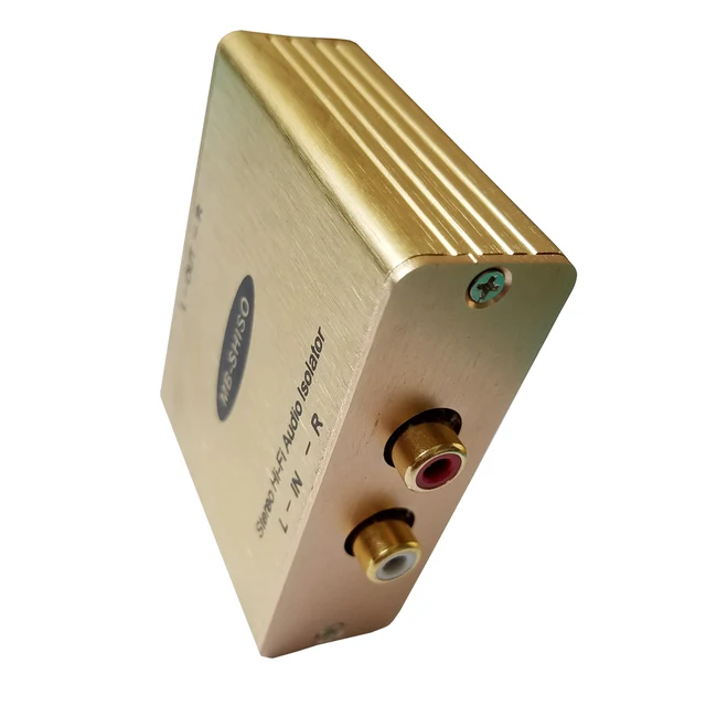 Stereo Hi-Fi Audio Isolation Transformer RCA Audio Isolator stereo audio transformer