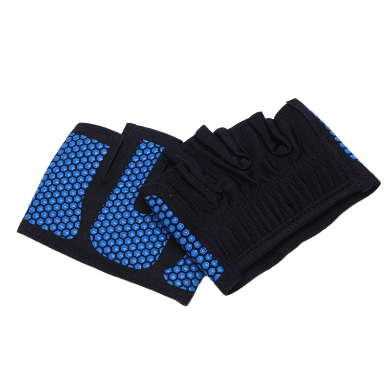 

Fitness Gloves Four Fingers Anti-Skid Gym Gloves Bracer Compression Equipment Training Breathable Weightlifting Half Finger Gl
