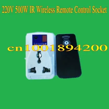 

220V 10A 500W Wireless remote control socket plug (1 socket & 1 controller ) Learning code to add many controller 100M