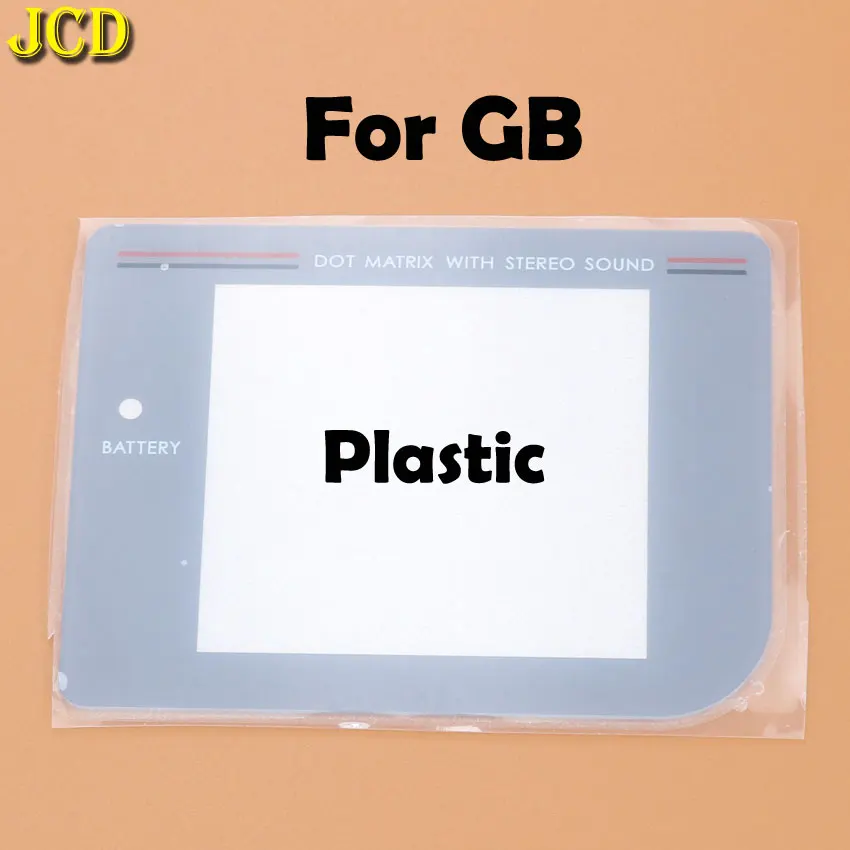 JCD 1 шт. новые стеклянные пластиковые экранные линзы Крышка для Nod Gameboy классические линзы GB протектор