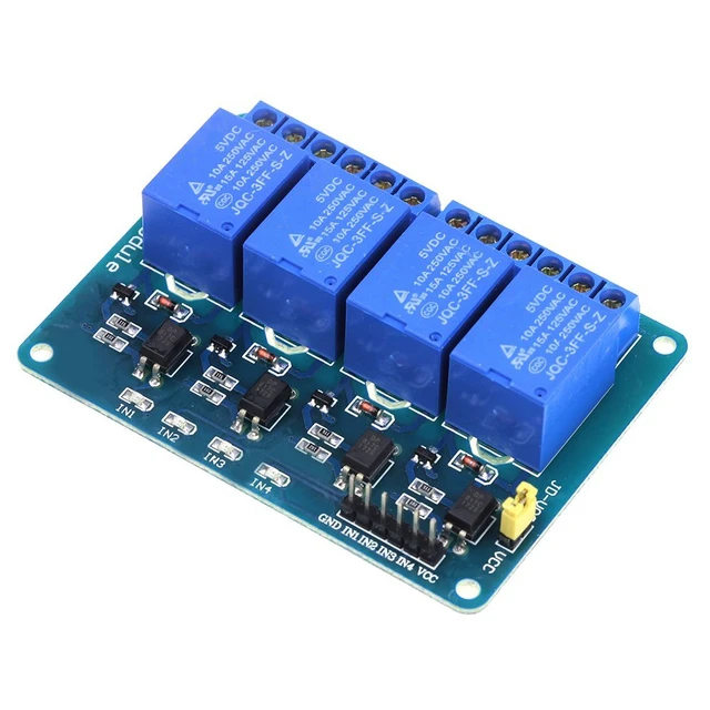 4 Moduli Relè 2 Canali 5V Con Optoaccoppiatore - Trigger Alto/Basso, LED Indicatori Per Arduino E Progetti Elettronici - Foto 8