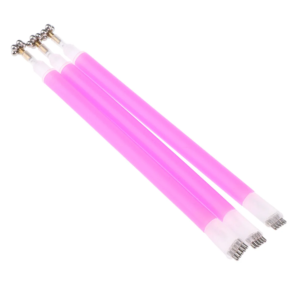 3x Nail Art Brush Magic 3D Cat Pen UV Gel Polish Magnetic Cats Eyes DIY Tool