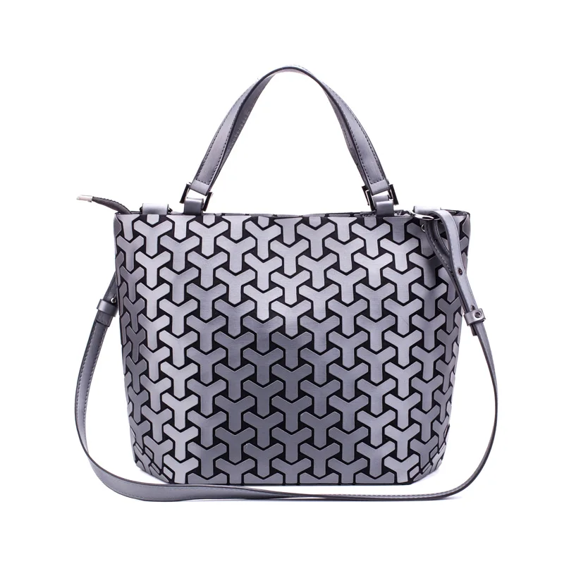Новая женская сумка через плечо, складные геометрические сумки, сумки-шопперы для женщин, светящаяся сумка-мессенджер, женские ручные сумки, bolsa feminina