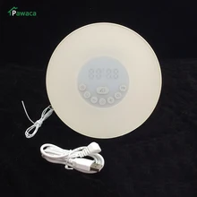 Simulated Sunrise LED Lights with Digital Alarm Clock FM Radio Electronic Alarm Clocks Colorful Touch Sensor Light Beside Lamp