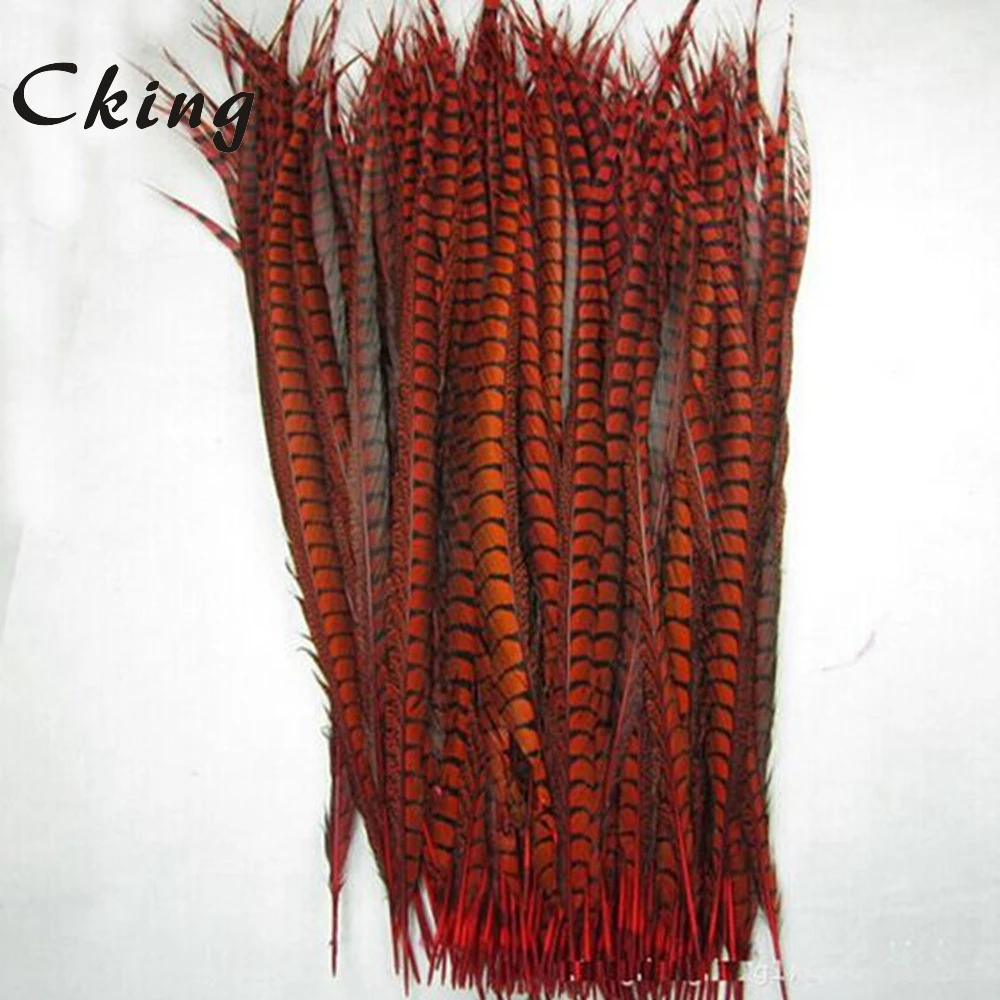 Free shipping 20pcs Red color pheasant side tails Feather 70-80cm long chicken feathers pllumes for headwear showgirl backpieces | Дом и сад