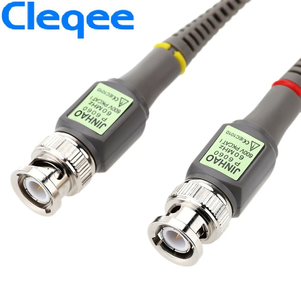 Осциллограф Cleqee P6060 2 шт. зонд 60 МГц зажимы для осциллографа Tektronix HP X1/X10|Детали и