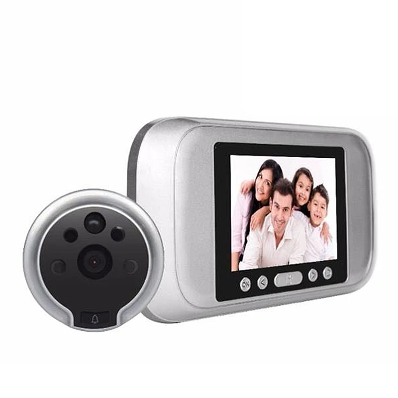 

Retail! Home Smart 720P intelligent electronic cat eye HD video doorbell Security Door Visual Electronic Cat Eyes video peephole