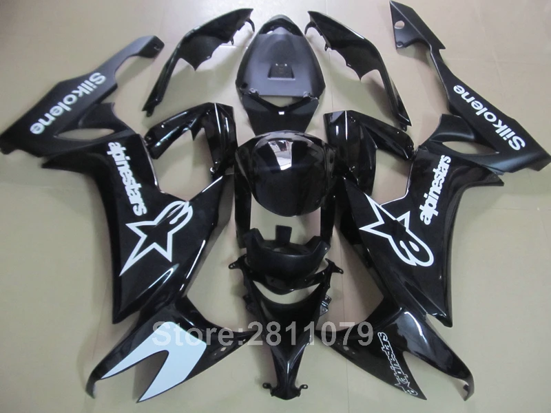 Комплект обтекателей для мотоцикла Kawasaki Ninja ZX10R 08 09 10 набор матовых черных 2008 2009 2010 OL01|fairing kit|motorcycle fairing kitmotorcycle