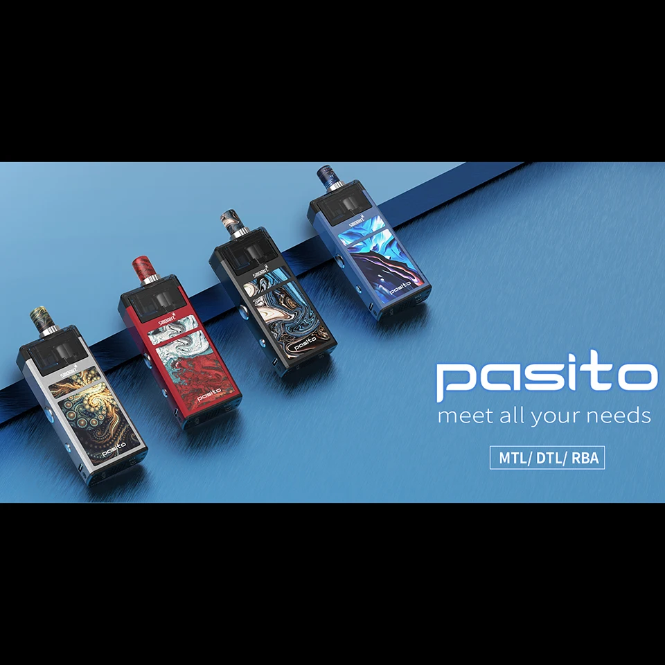 Original Smoant pasito Kit&nbsp;with 1100mAh Top Adjustable&nbsp;airflow&nbsp;control&nbsp;system Innovatively&nbsp;rebuildable&nbsp;pod&nbsp;system&nbsp;E Cigarette (20)