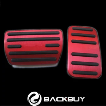 

Red Non-slip Auto Accelerator Brake Foot Pedal Pad Cover Replacement Kit Fit For 2016-2018 Honda Civic Driver Pedals