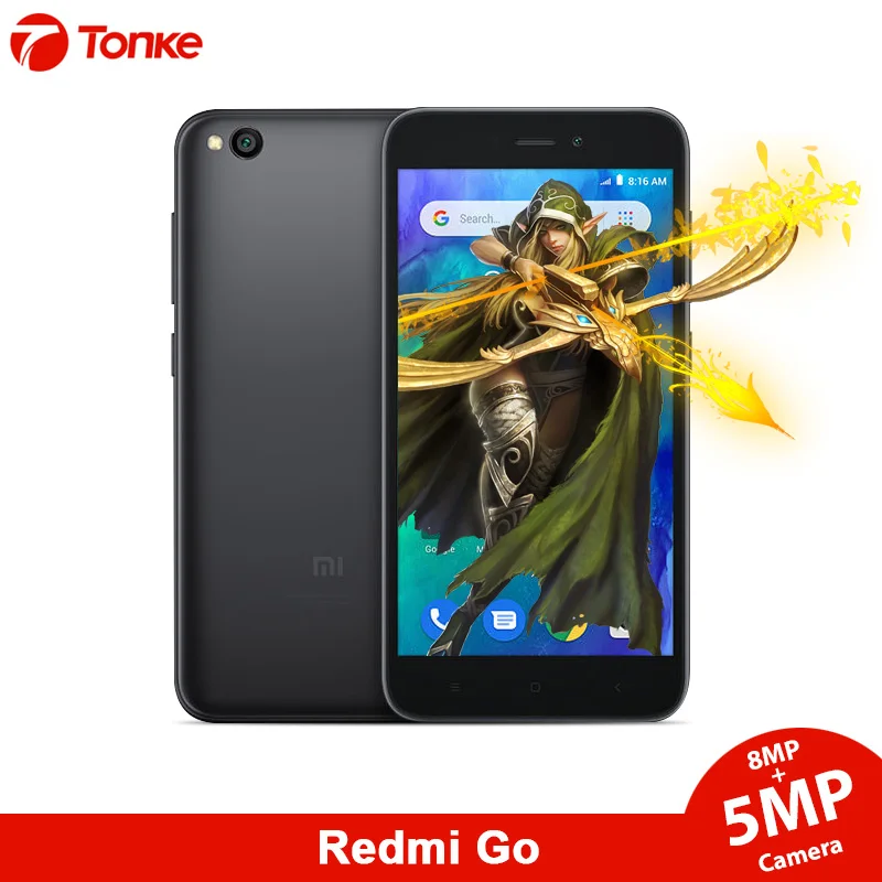 Global Version Xiaomi Redmi Go 8GB ROM 1GB RAM Cellphone Snapdragon 425 Quad Core 16:9 1280x720 Resolution 3000mAh | Мобильные
