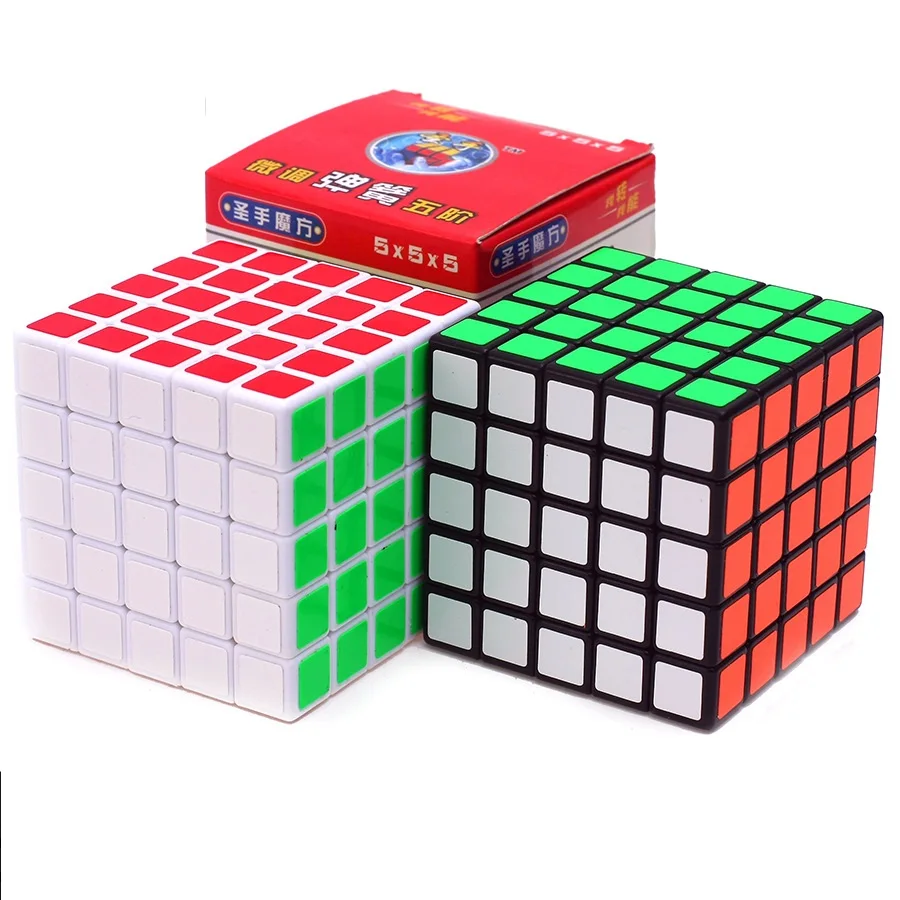 Shengshou 5x5x5 квадратная форма скоростной волшебный куб головоломка Дети Развивающие игрушки подарки