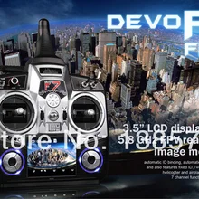 Walkera DEVO F7 FPV WK-DEVO-F7 Набор 5.8 Г в Режиме Реального Времени Изображение Transmittion Воздушная ж/TX5803& RX701 Приемник