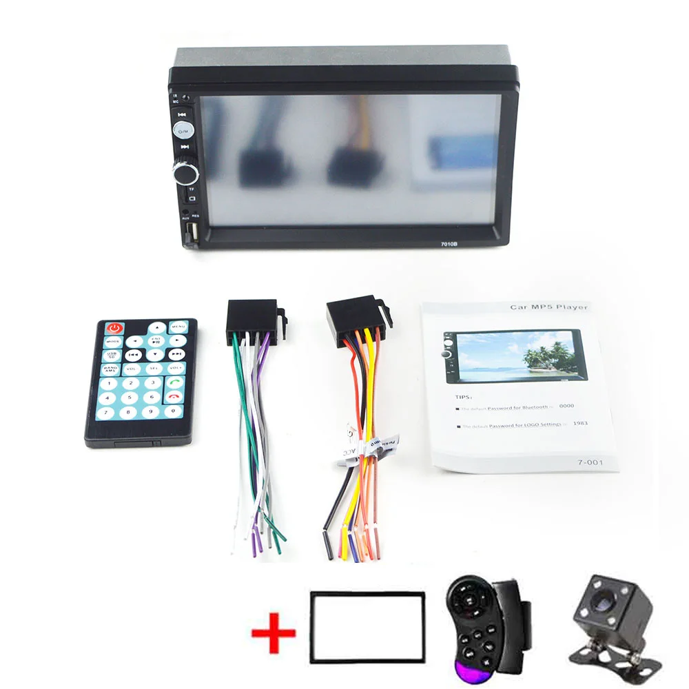 frame control camera Авторадио 2 din автомагнитола coche с сенсорным экраном автомобильная аудиосистема bluetooth Камера заднего вида mp5 multimidio плеер 7010b mirror link стерео - Цвет: frame control camera