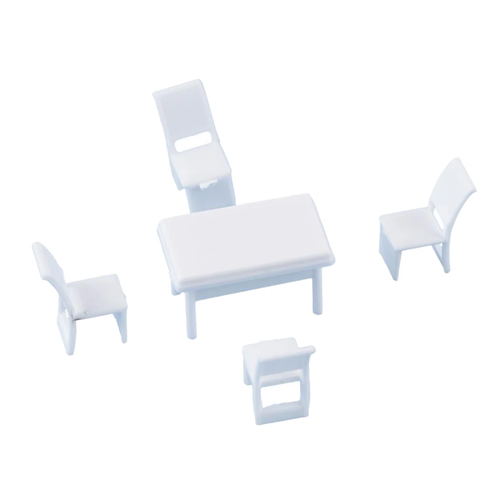 

1:150 Furniture Table Chair for Diorama Scenery Building Props Gift N Scale
