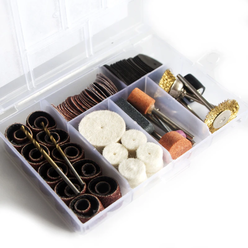 BDCAT 106 Pieces/set Dremel Rotary Tool Accessory Set Fits mini Dremel Drill Grinding Polishing Dre