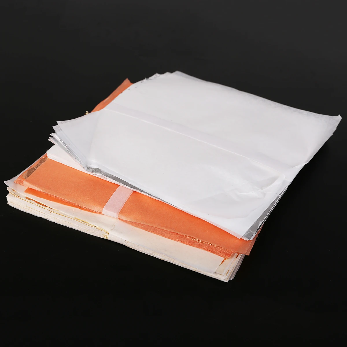 300 sheets Gold+Silver+Copper Foil 14*14cm Leaf Gilding Art Craft Imitation for Decorating Ceiling Wall Notebook