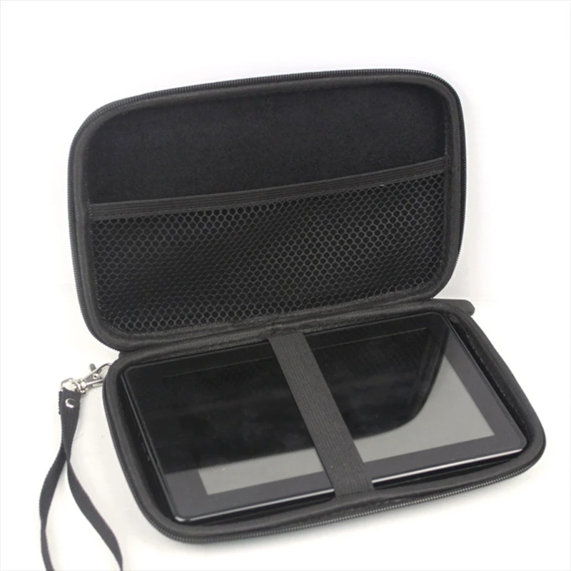 

7 Inch Black Hard Shell Carry Bag Zipper Pouch Case For Garmin Nuvi TomTom Sat Nav GPS