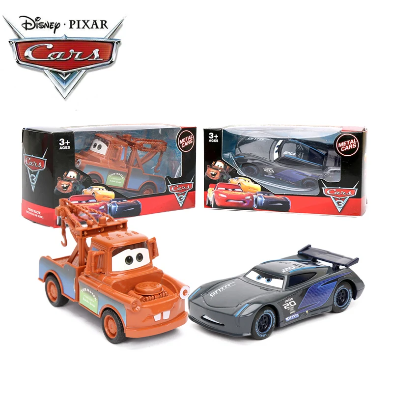 7 9 см Disney Pixar Cars 3 Lightning McQueen Mater Jackson Storm Ramirez 1:55 литье под давлением Металл