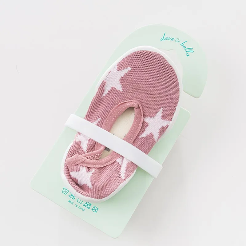 DB7610 Dave Bella Toddler Shoes Soft Bottom For Newborn Fashion Baby Socks With Rubber children shoes