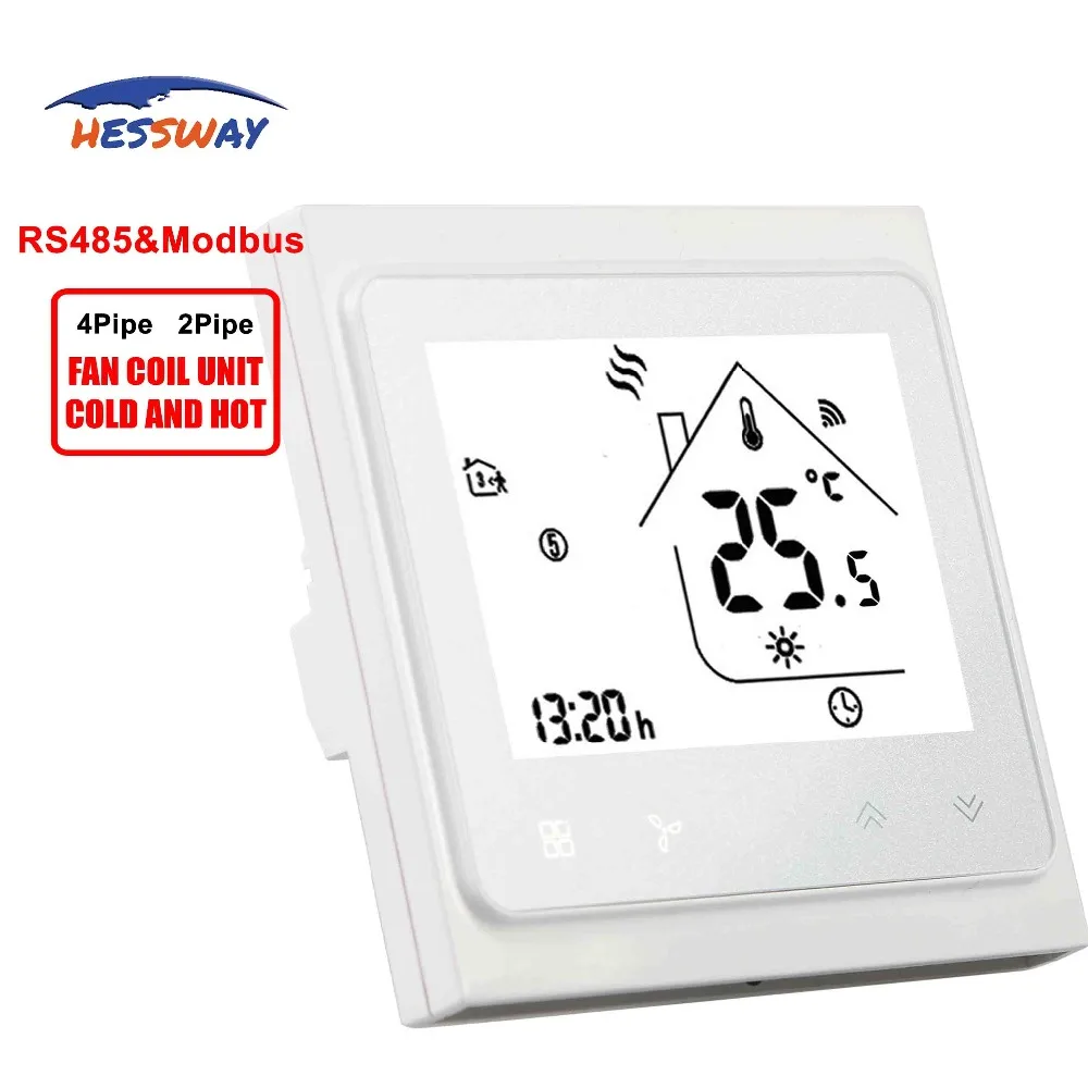 HESSWAY огнестойкий 2 трубный центральный кондиционер RS485 термостат modbus rtu модуль для