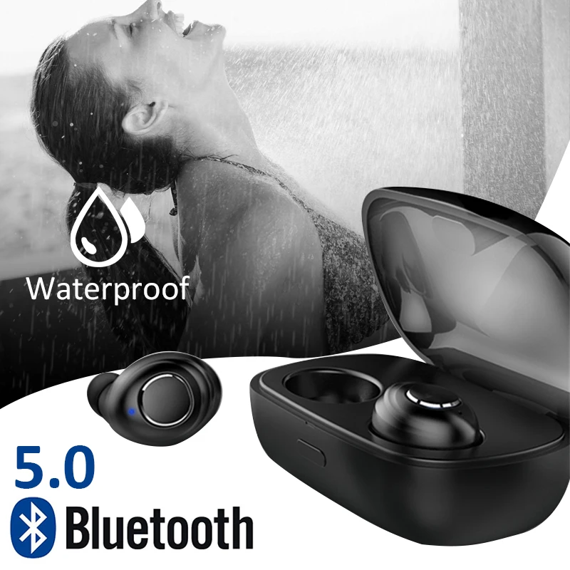 TWS bluetooth-гарнитура Bluetooth 5,0 Enjoyment waterproof TWS Bluetooth наушники спортивные наушники старт