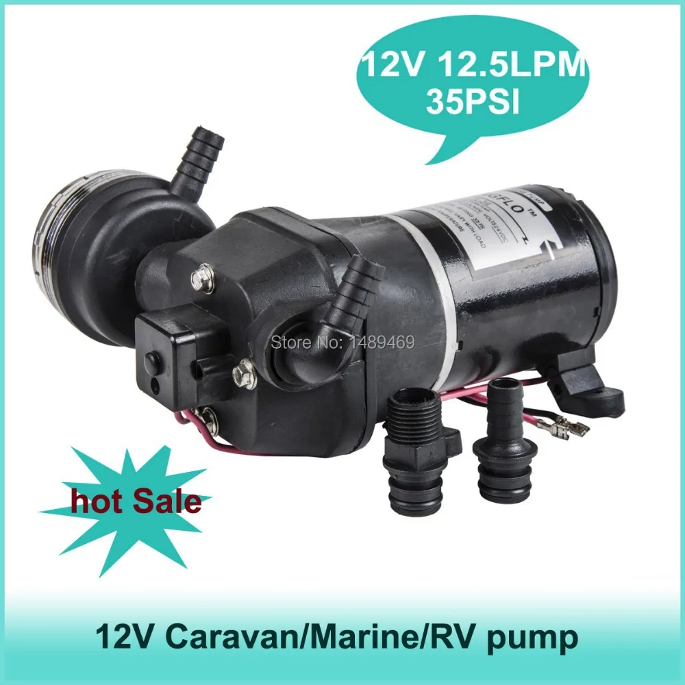 Большая скидка для В FL 35 12 DC 12.5L/мин 35psi RV морской насос дома на колесах