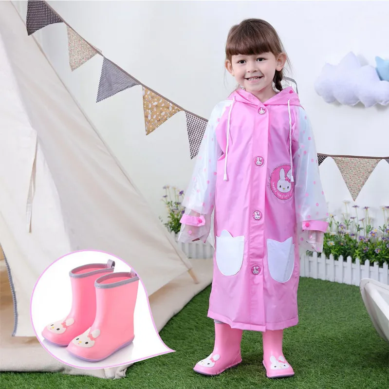 Clássico das Crianças Sapatos de Borracha Crianças dos Desenhos Animados do Bebê Sapatos de Água à Prova Botas de Chuva da Criança Kushyshoo Dtoddler Água Menina Rainboots Pvc 4 Mamãe e Bebê