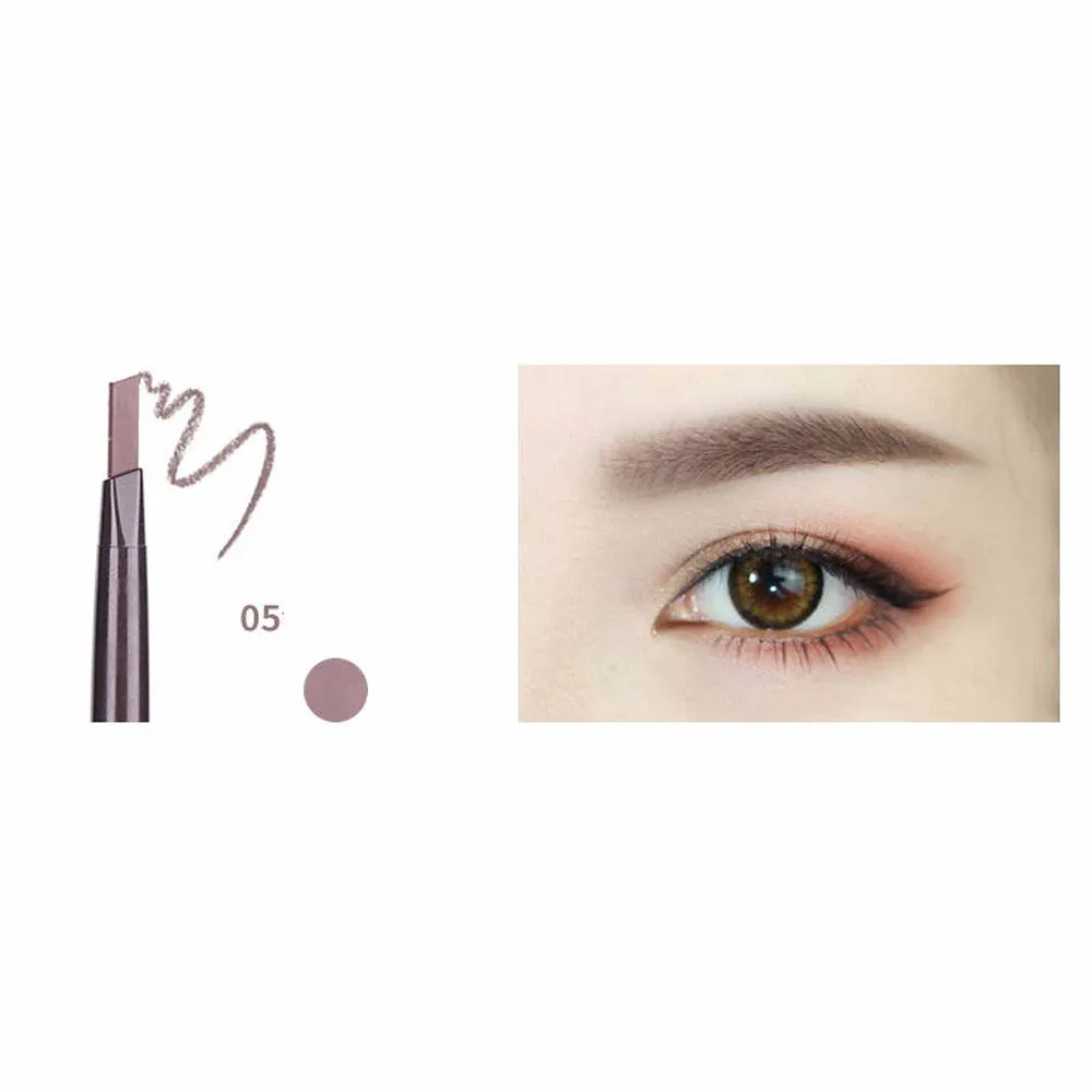 Natural Long Lasting Paint Tattoo Eyebrow Pencil Waterproof Black Brown Eye brow Makeup Set Beauty Eyebrow Tint Pen with Brush P