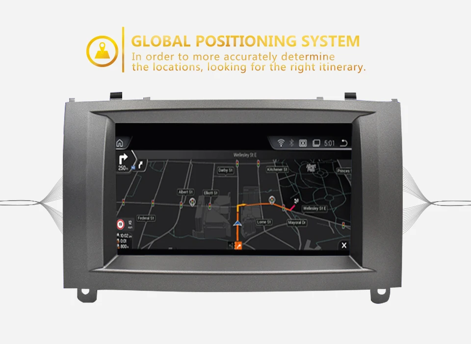 Perfect KiriNavi 7" HD Touch Display Android 9.0 For Peugeot 407 2004-2009 Car Radio MP4 Audio GPS Navigation Multimedia Players 3