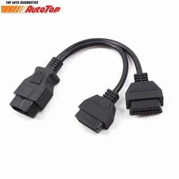 

2020 Top 1-2 16 Pin Male To 16 Pin Female OBD OBD2 Extension Cable Connector OBD II Diagnostic Adapter ELM327 OBD 2 16Pin Cable
