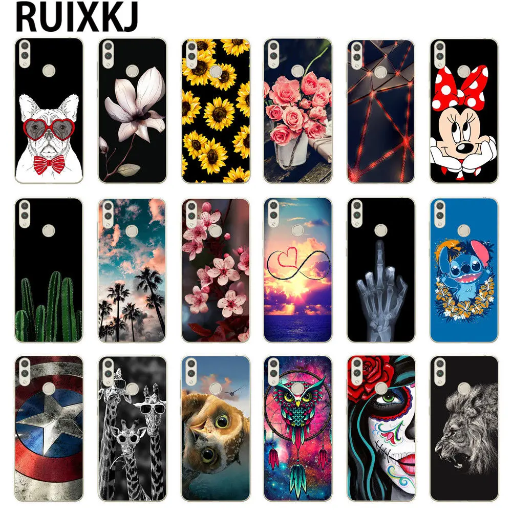 

Fashion For Huawei Honor 8C Case Cover 6.26' Soft TPU Silicone Back Cover Funda on Honor 8c Cases For Huawei Honor 8C Phone Bag