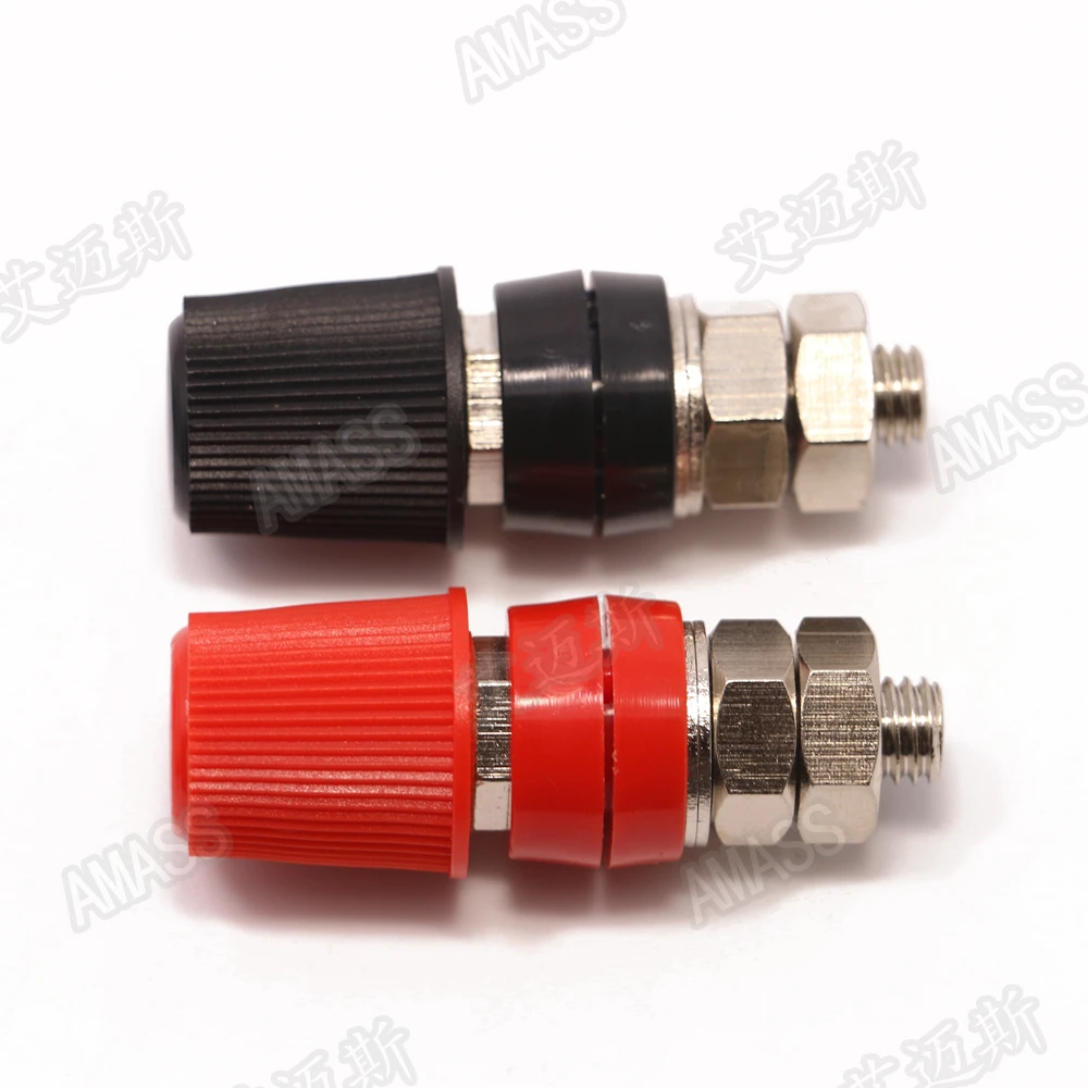 

Amass M8 terminal column pure copper high current 50A belt 4mm socket screw panel installation