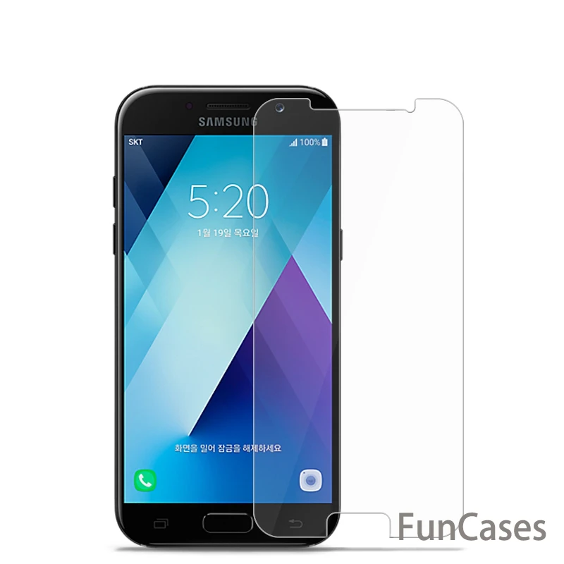 Закаленное Стекло для Samsung Galaxy A3 A5 A7 2017 J1 J2 J3 J5 J7 2016 J120 J510 Экран защитная плёнка НУА
