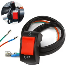 ON/OFF Button Connector push button switch Motorcycle Switches Handlebar Switches Bullet Connector Motorbike Accessories