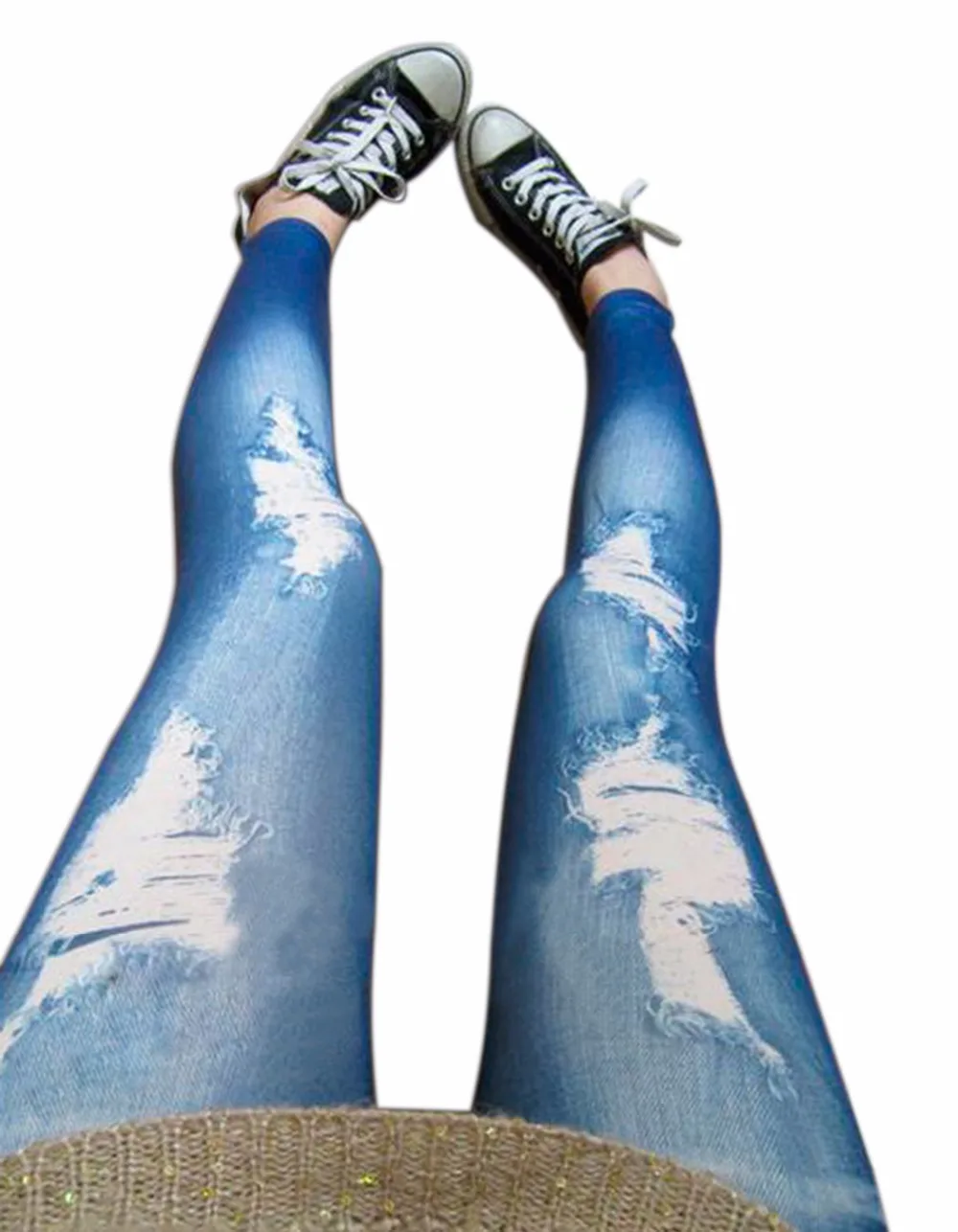 

Women Leggings Legging 2019 Fashion Leggin Fitness Legins Imitation Jeans Pants Autumn Spring Mid Waist Leggings Women Legging