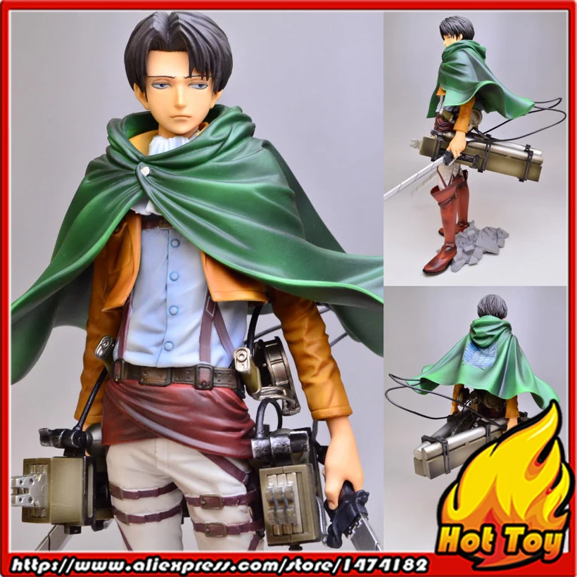 100% оригинальная коллекция BANPRESTO Master Stars (MSP) Figure Levi + 3D подвижная Экипировка от Attack on